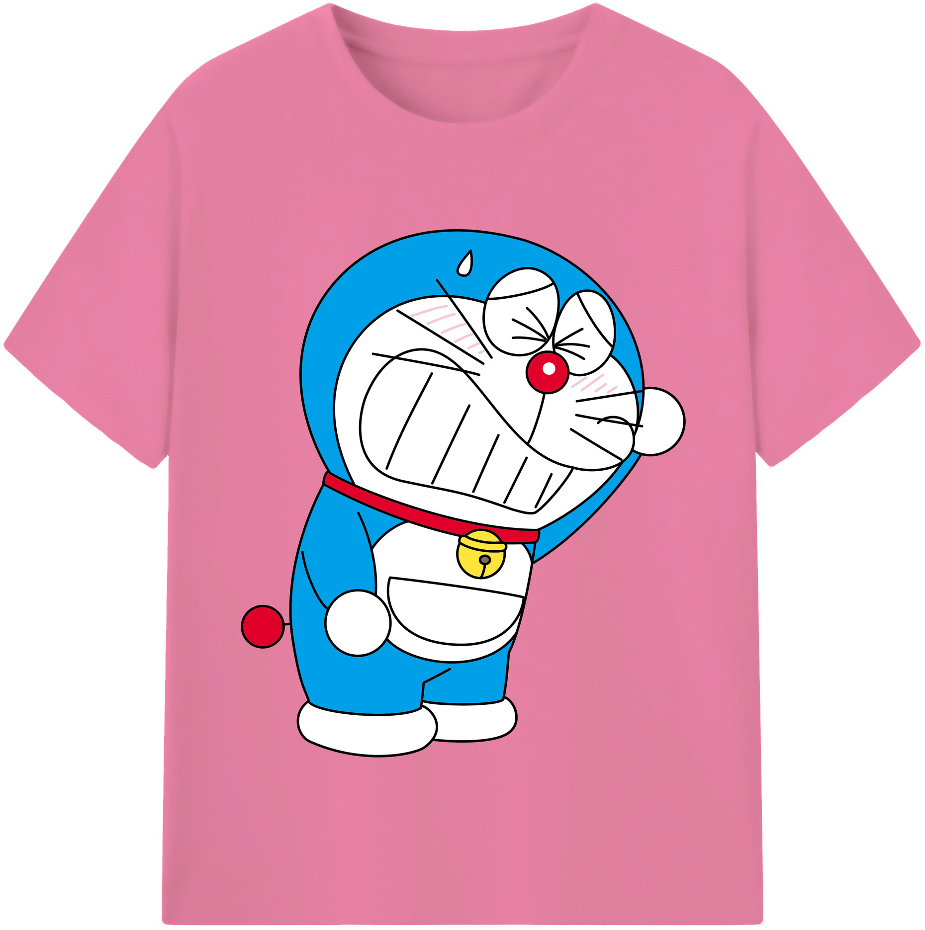 （画像用） ドラえもん Doraemon 綿100％半袖Tシャツ（フロントプリント）